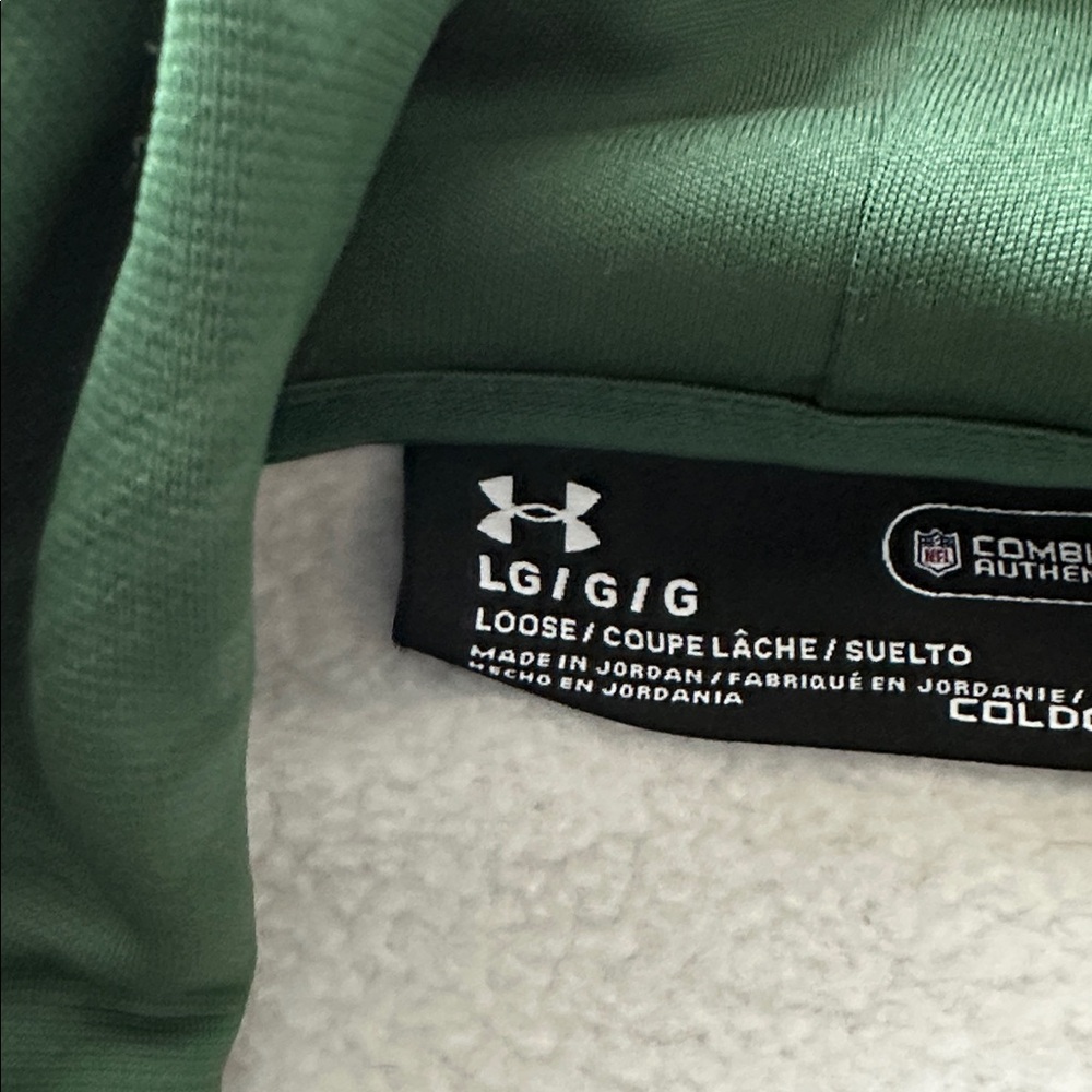 Under Armour Green and Gray Hoodie - Picture 3 of 4